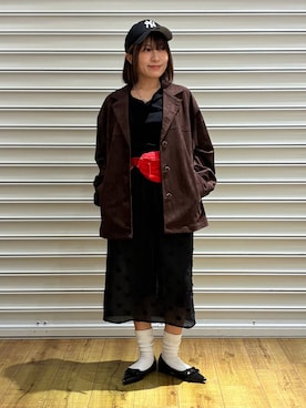 f u m iさん（レディース・153cm）の冬コーディネート