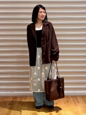 f u m iさん（レディース・153cm）の春コーディネート