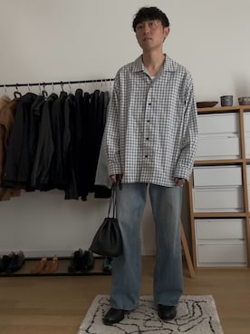 「EDIFICE（エディフィス）のアイテム」を使った、numacchi95さん（メンズ・168cm）の春コーディネート