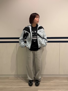 「reebok」｜haruさん（レディース・160cm）の春コーディネート