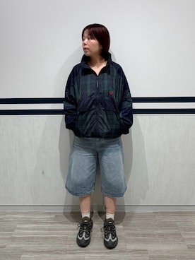 「アイテム（アウトドア/スポーツ）」を使った、haruさん（レディース・160cm）の秋コーディネート