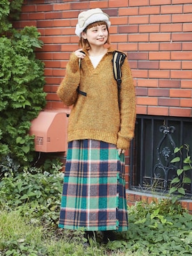 CUBE SUGARさん（レディース・155cm）の冬コーディネート