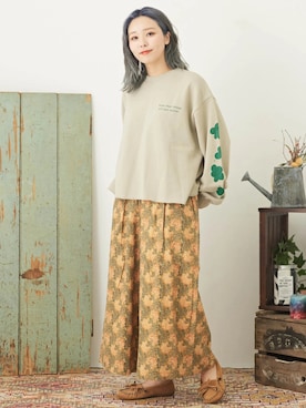 CUBE SUGARさん（レディース・156cm）の秋コーディネート