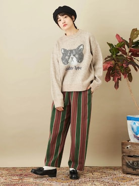 CUBE SUGARさん（レディース・158cm）の秋コーディネート