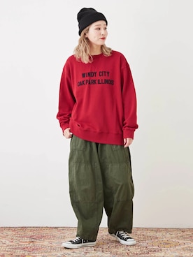 CUBE SUGARさん（レディース・156cm）の秋コーディネート