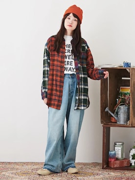 CUBE SUGARさん（レディース・158cm）の秋コーディネート