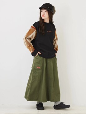 CUBE SUGARさん（レディース・158cm）の冬コーディネート