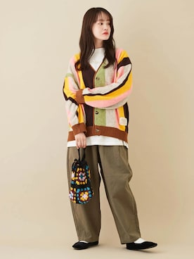 CUBE SUGARさん（レディース・158cm）の秋コーディネート