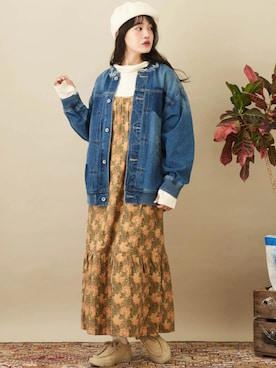 CUBE SUGARさん（レディース・160cm）の秋コーディネート