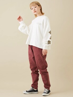 CUBE SUGARさん（レディース・154cm）の秋コーディネート