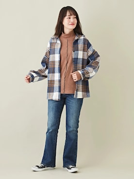 CUBE SUGARさん（レディース・158cm）の冬コーディネート