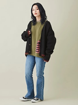 CUBE SUGARさん（レディース・156cm）の冬コーディネート