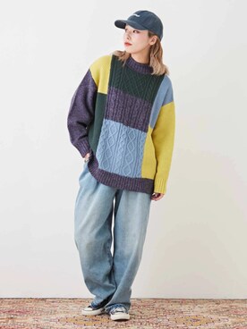 CUBE SUGARさん（レディース・156cm）の秋コーディネート