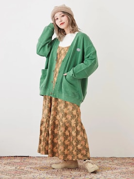 CUBE SUGARさん（レディース・156cm）の秋コーディネート