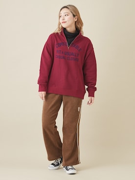 CUBE SUGARさん（レディース・156cm）の秋コーディネート