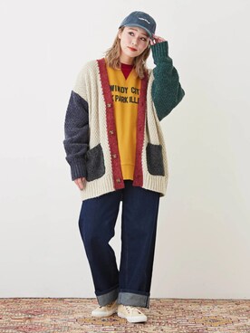 CUBE SUGARさん（レディース・156cm）の秋コーディネート