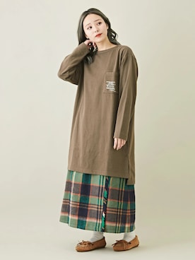 CUBE SUGARさん（レディース・156cm）の冬コーディネート