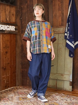 CUBE SUGARさん（レディース・154cm）の秋コーディネート