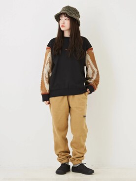 「新星WEARISTAにエントリー」｜CUBE SUGARさん（レディース・158cm）の冬コーディネート