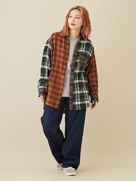 CUBE SUGARさん（レディース・156cm）の秋コーディネート