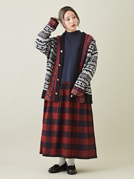 CUBE SUGARさん（レディース・156cm）の冬コーディネート