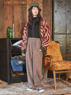 CUBE SUGARさん（レディース・158cm）の冬コーディネート