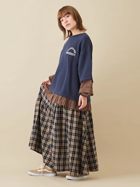 CUBE SUGARさん（レディース・154cm）の秋コーディネート