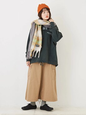 CUBE SUGARさん（レディース・158cm）の冬コーディネート