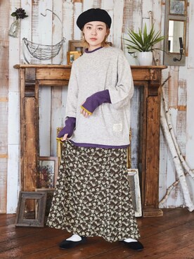 CUBE SUGARさん（レディース・154cm）の秋コーディネート