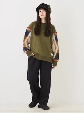 CUBE SUGARさん（レディース・158cm）の冬コーディネート