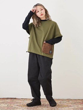 CUBE SUGARさん（レディース・156cm）の秋コーディネート