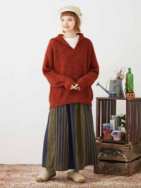 CUBE SUGARさん（レディース・155cm）の冬コーディネート