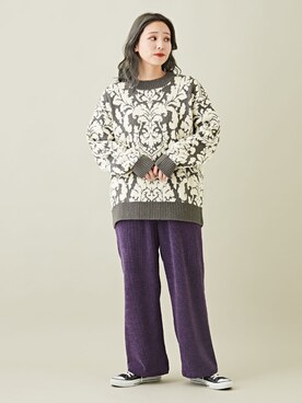 CUBE SUGARさん（レディース・156cm）の冬コーディネート