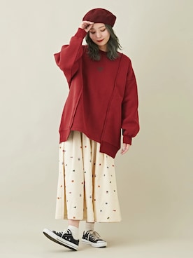 CUBE SUGARさん（レディース・156cm）の冬コーディネート