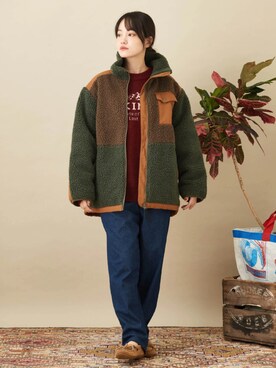 CUBE SUGARさん（レディース・158cm）の秋コーディネート