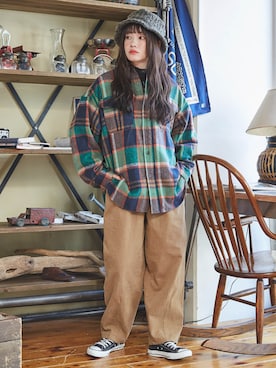 CUBE SUGARさん（レディース・158cm）の冬コーディネート