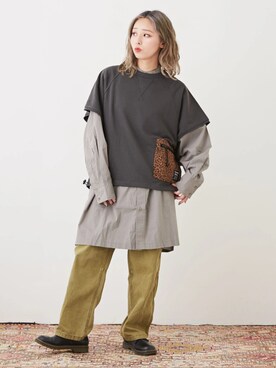 CUBE SUGARさん（レディース・156cm）の秋コーディネート