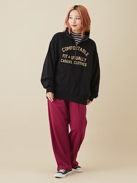 CUBE SUGARさん（レディース・156cm）の秋コーディネート