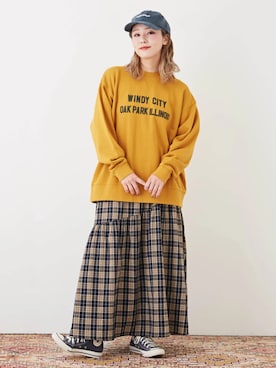 CUBE SUGARさん（レディース・156cm）の秋コーディネート