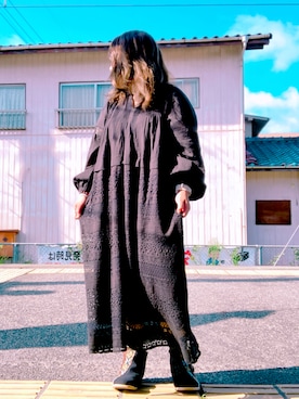 「チャイハネ（チャイハネ）のアイテム（シューズ）」を使った、トーフさん（レディース・150cm）の秋コーディネート