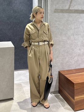 「アイテム（チノパンツ）」を使った、nonko1996さん（レディース・155cm・20代）の春コーディネート
