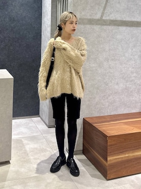 「BARNYARDSTORM（バンヤードストーム）のアイテム」を使った、nonko1996さん（レディース・155cm）の冬コーディネート
