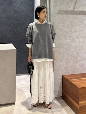 「BARNYARDSTORM（バンヤードストーム）のアイテム」を使った、nonko1996さん（レディース・155cm）の夏コーディネート