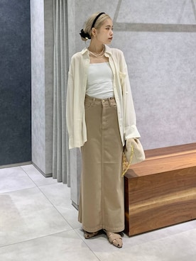 「アイテム（カチューシャ）」を使った、nonko1996さん（レディース・155cm・20代）の夏コーディネート