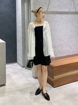 「アイテム（カチューシャ）」を使った、nonko1996さん（レディース・155cm・20代）の夏コーディネート