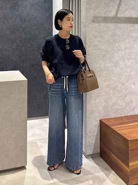 「アイテム（スウェット）」を使った、nonko1996さん（レディース・155cm・20代）の夏コーディネート