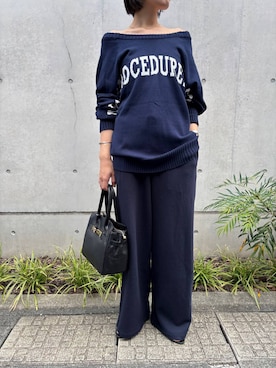 「アイテム（スウェットパンツ）」を使った、nonko1996さん（レディース・155cm・20代）の夏コーディネート