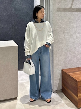 「アイテム（デニムジャケット）」を使った、nonko1996さん（レディース・155cm・20代）の夏コーディネート