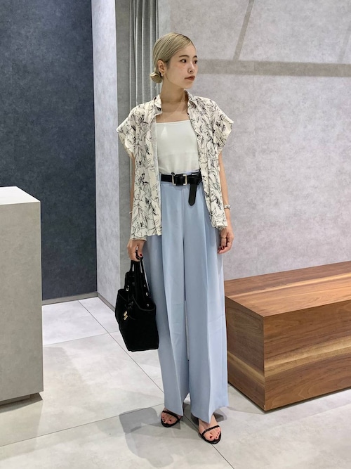 ボタニカル柄＊黒＊ラインドローイングスカート＊バンヤードストーム ボタニカル柄＊黒＊ラインドローイングスカート＊バンヤード