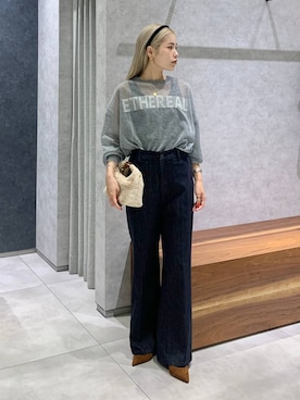 「アイテム（カチューシャ）」を使った、nonko1996さん（レディース・155cm・20代）の夏コーディネート